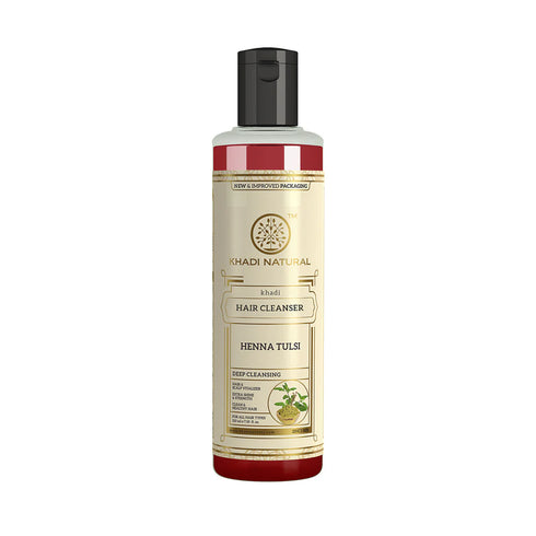 Khadi Naturals Herbal Heena Tulsi Shampoo 210ml